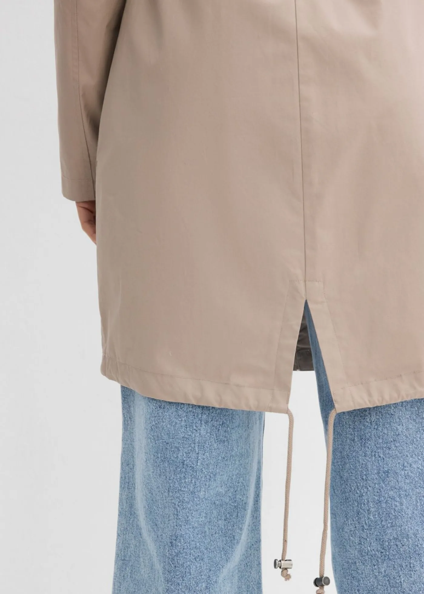 bonprix bonprix Parka con capucha Marrón grisáceo Online