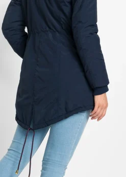 bonprix bonprix Parka con forro polar Azul oscuro