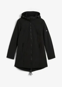 bonprix bonprix Parka de softshell repelente al agua Negro Discount