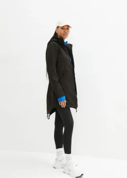 bonprix bonprix Parka de softshell repelente al agua Negro Discount