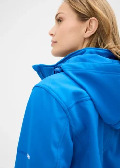 bonprix bonprix Parka de softshell repelente al agua Azul ártico Hot