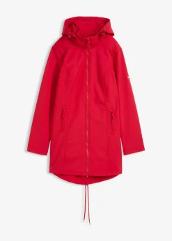 bonprix bonprix Parka de softshell repelente al agua Rojo Best
