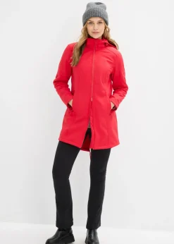 bonprix bonprix Parka de softshell repelente al agua Rojo Best