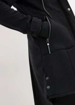 bonprix bonprix Parka de tejido Softshell Negro