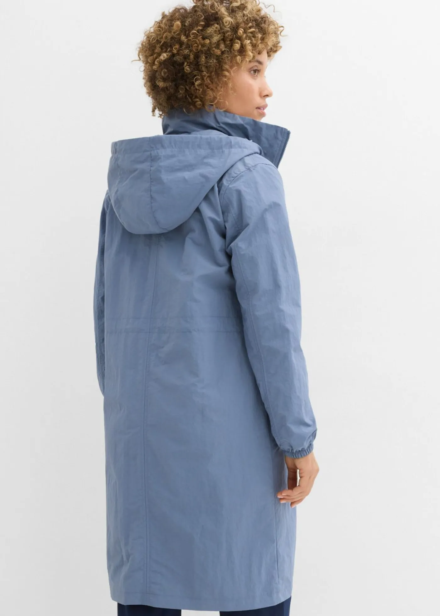 bonprix bonprix Parka ligera repelente al agua Azul ahumado Sale