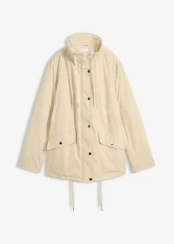 bonprix bonprix Parka ligeramente acolchada Arena claro Online