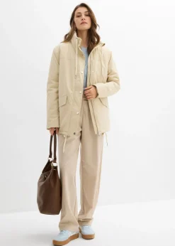 bonprix bonprix Parka ligeramente acolchada Arena claro Online