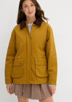 bonprix bonprix Parka oversize marrón dorado-marrón oscuro Clearance