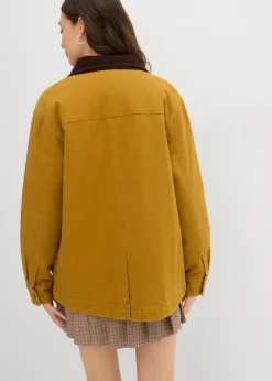 bonprix bonprix Parka oversize marrón dorado-marrón oscuro Clearance