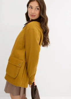 bonprix bonprix Parka oversize marrón dorado-marrón oscuro Clearance