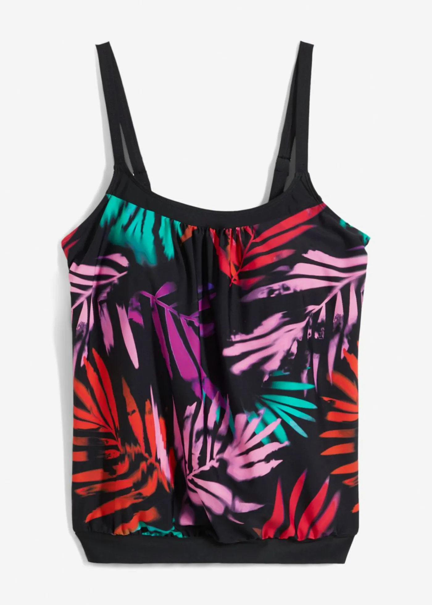 bonprix bonprix Parte superior del tankini negro/naranja rojo/rojo granate/turquesa/violeta Hot