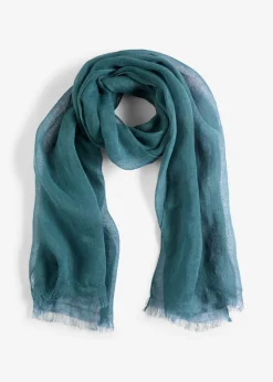 bonprix bonprix Pañuelo de lino veraniego verde pimiento Discount