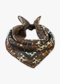 bonprix bonprix Pañuelo Nicky estampado leo negro-marrón