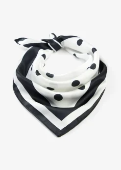 bonprix bonprix Pañuelo Nicky con lunares blanco/negro topos Best