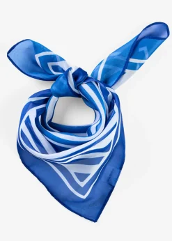 bonprix bonprix Pañuelo pequeño con estampado gráfico Azul ártico Best