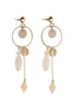 bonprix bonprix Pendientes Dorado claro/crema Online