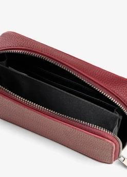 bonprix bonprix Pequeño bolso estilo bandolera con correa desmontable Rojo rubí Discount
