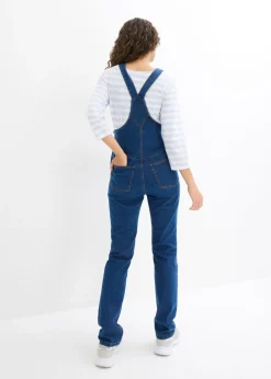 bonprix bonprix Peto premamá con cintura ajustable, pierna recta Denim Outlet
