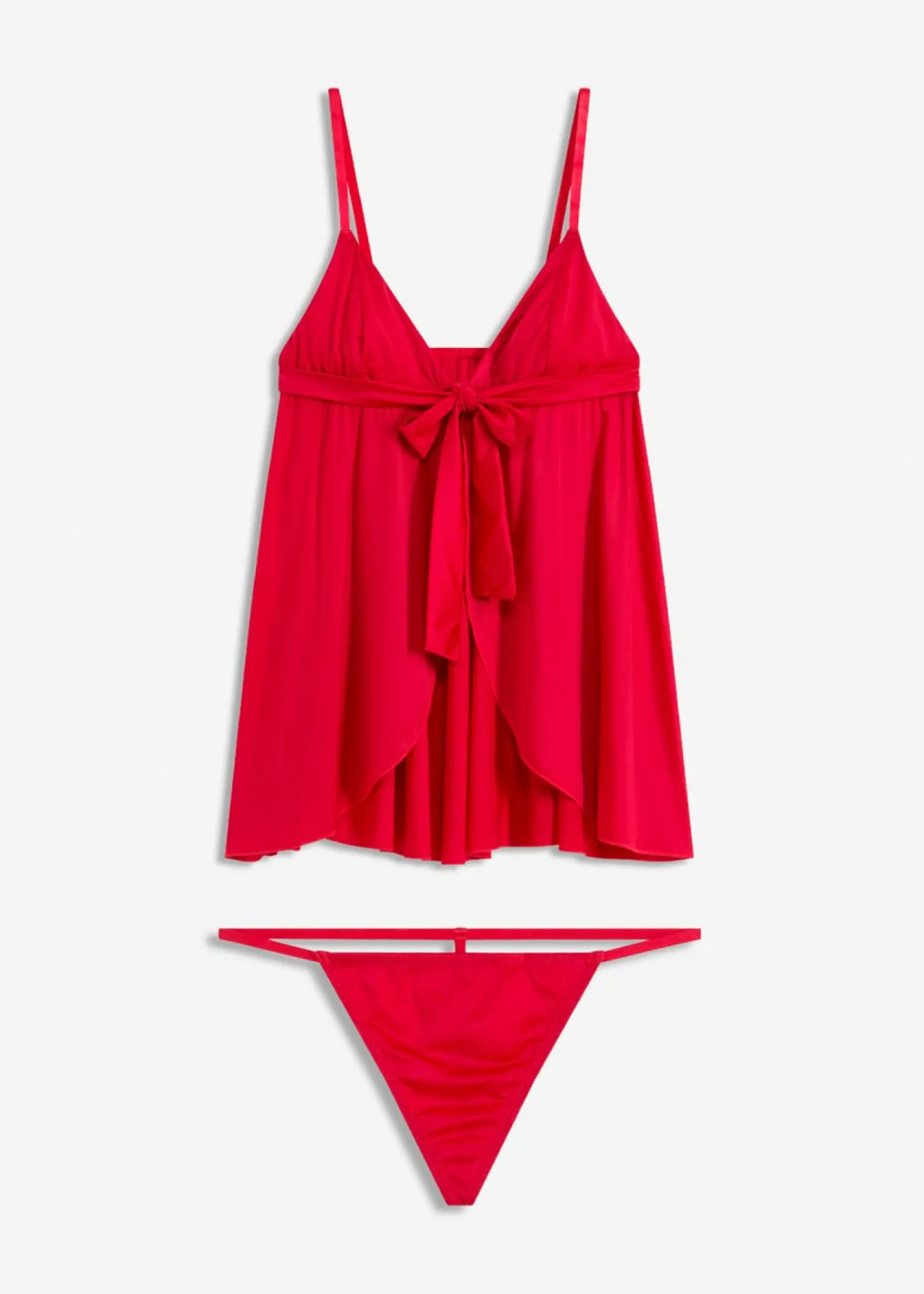 bonprix bonprix Picardías + braguita (2 piezas) rojo intenso Hot