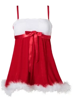 bonprix VENUS Picardías navideño Rojo-blanco Outlet