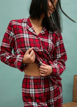 bonprix bonprix Pijama Rojo atardecer de cuadros New
