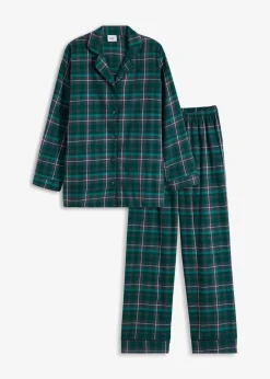 bonprix bonprix Pijama verde bosque a cuadros Outlet