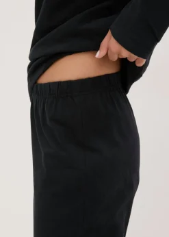 bonprix bonprix Pijama con encaje delicado Negro Online