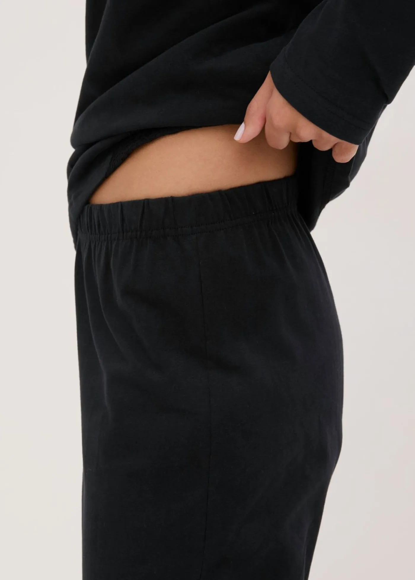 bonprix bonprix Pijama con encaje delicado Negro Online