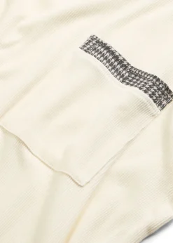 bonprix bonprix Pijama de algodón suave beige natural-negro a cuadros New
