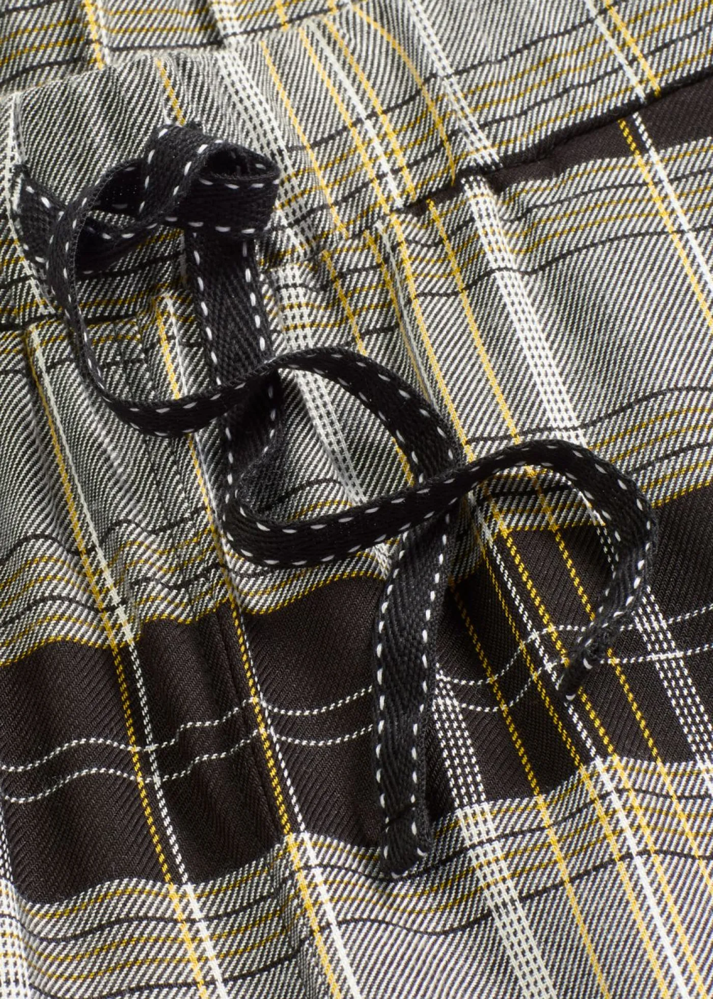 bonprix bonprix Pijama de franela Negro de cuadros