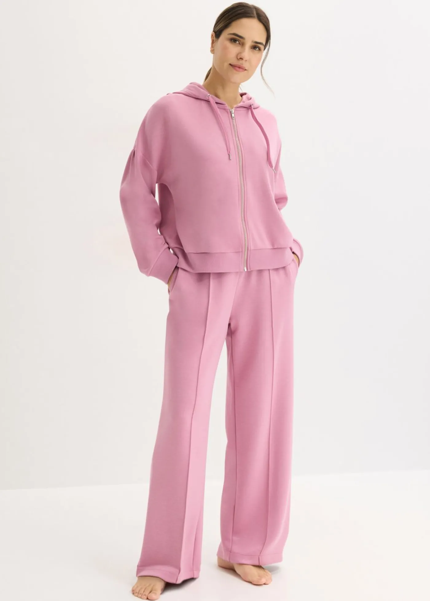 bonprix bonprix Pijama de neopreno con top corto Malva Discount
