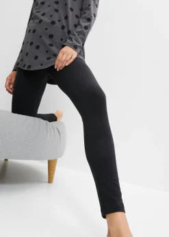 bonprix bonprix Pijama holgado con leggings Pizarra + negro Hot