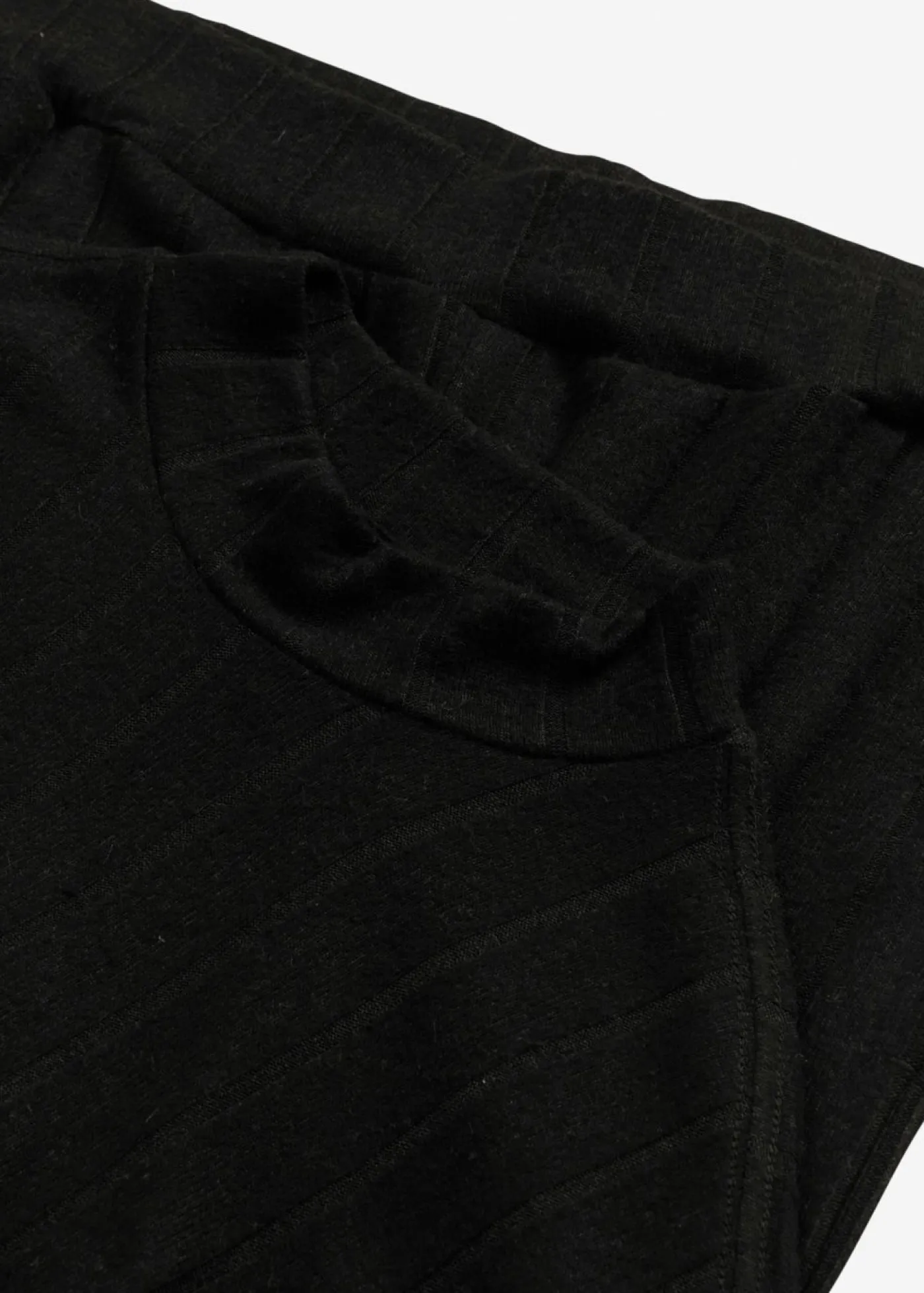 bonprix bonprix Pijama holgado de punto suave de canalé Negro Hot