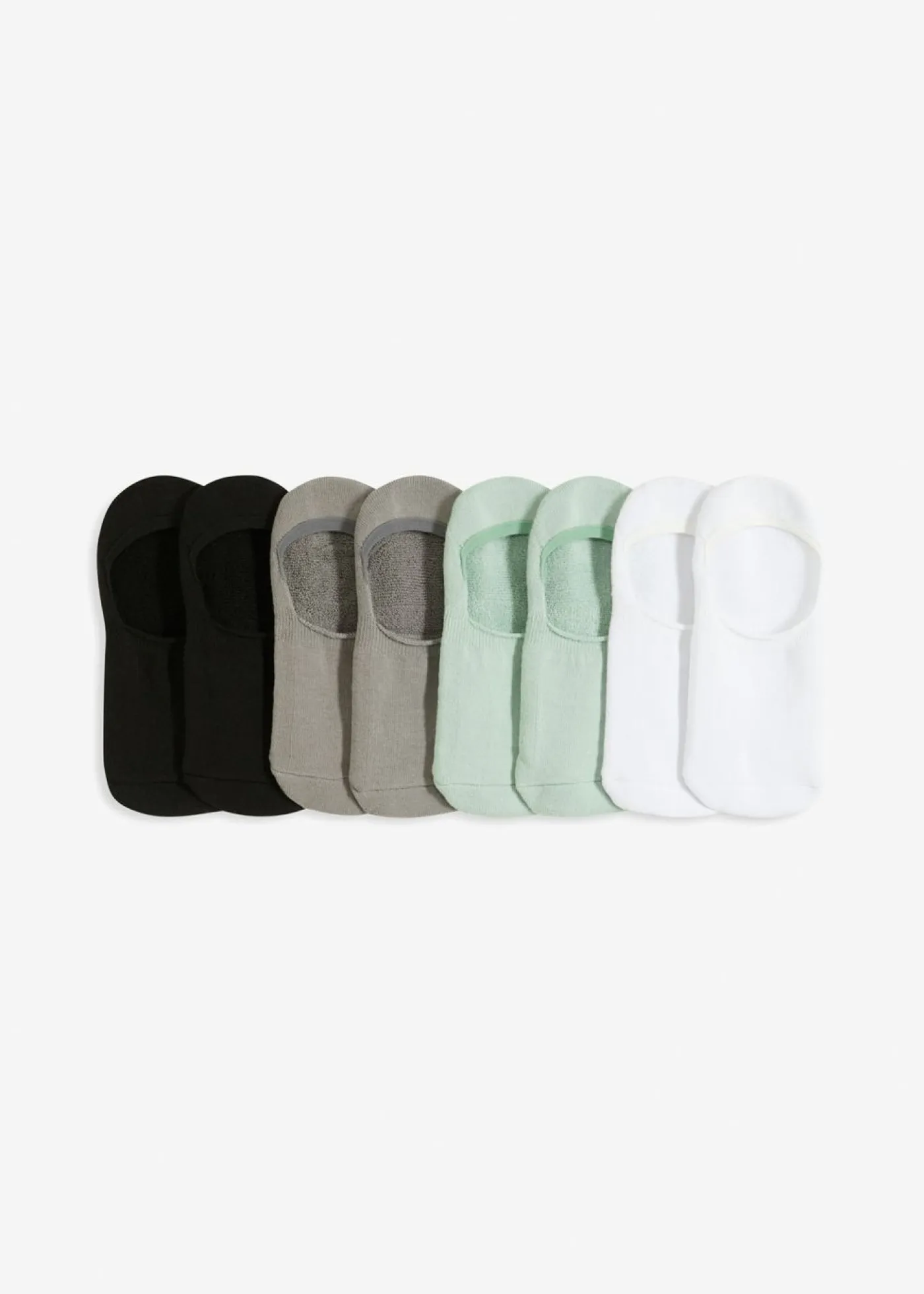 bonprix bonprix Pinkies con rizo interior (8 pares) negro-blanco-gris-verde pastel Online