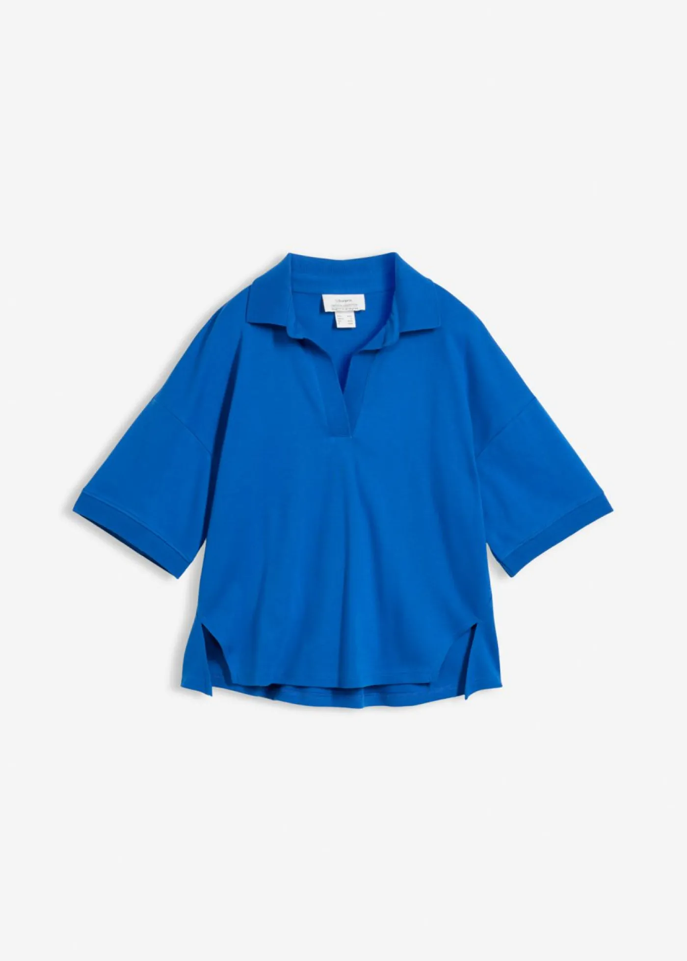 bonprix bonprix Polo de algodón orgánico puro Azul ártico Discount
