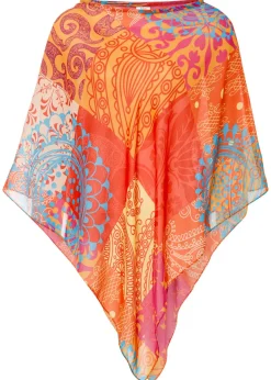 bonprix bonprix Poncho Naranja estampado Hot