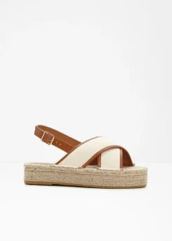 bonprix bonprix Sandalias con plataforma crudo/bronceado Clearance