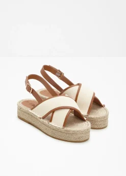 bonprix bonprix Sandalias con plataforma crudo/bronceado Clearance