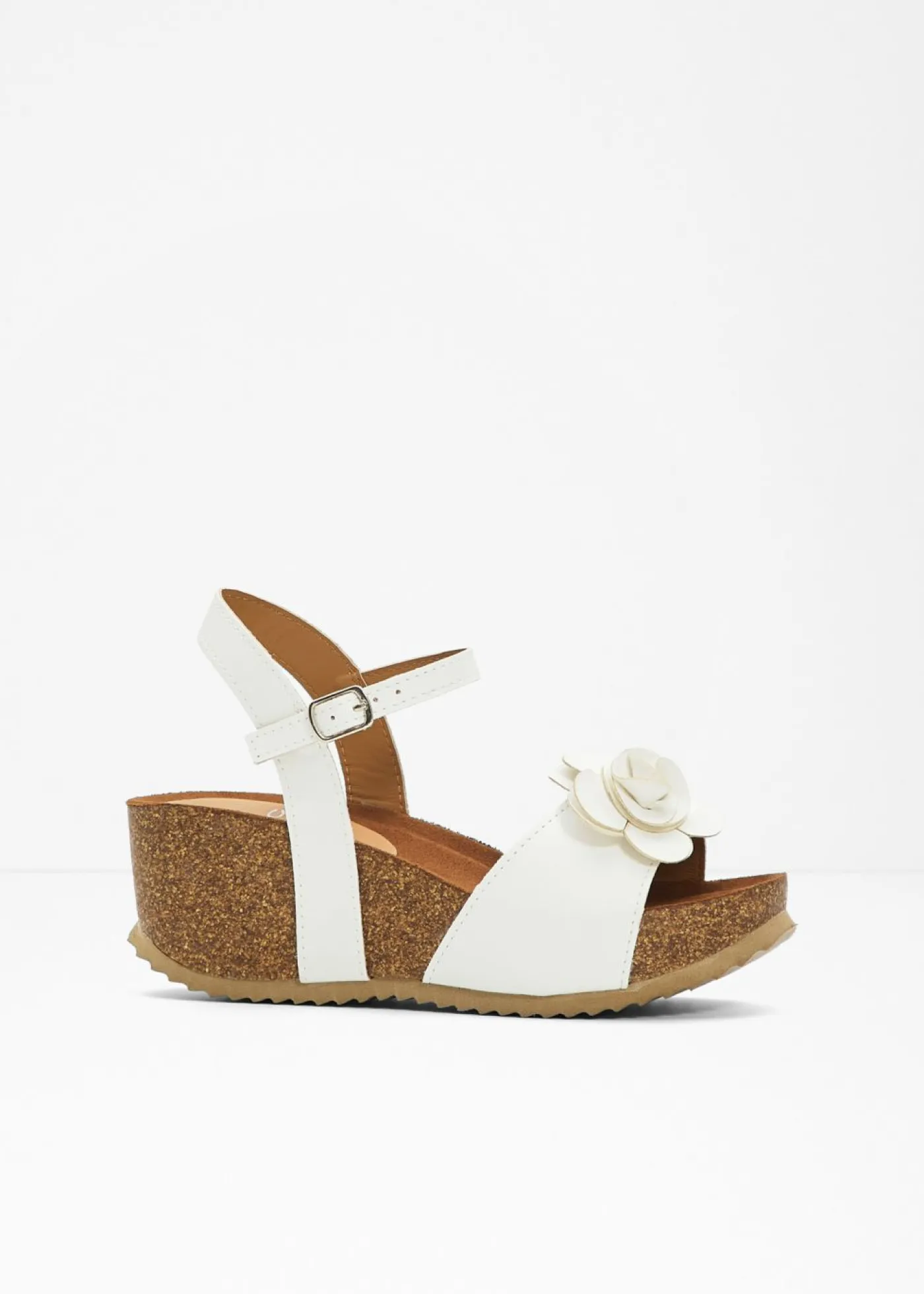 bonprix bonprix Sandalias de cuña Blanco Discount