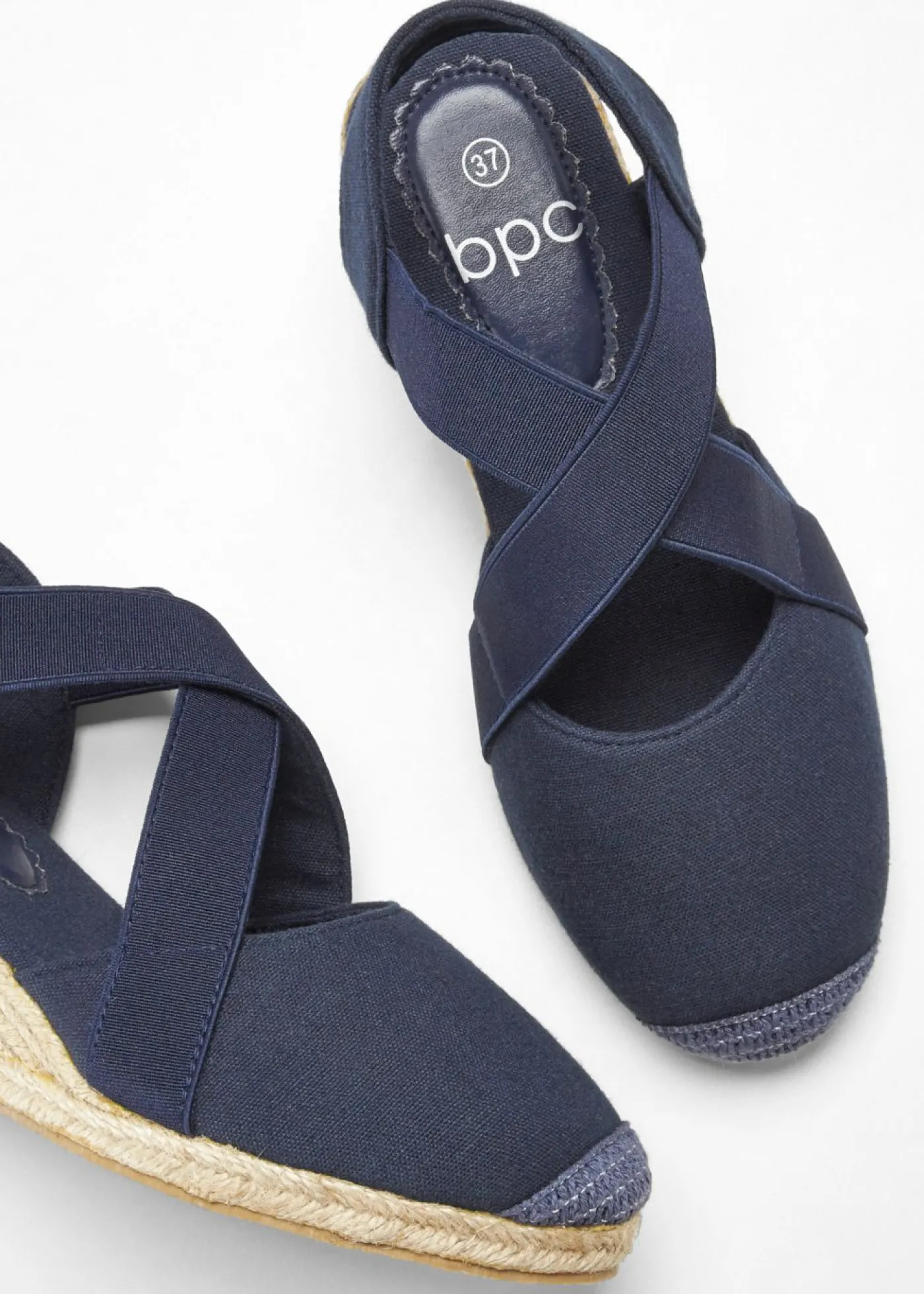 bonprix bonprix Sandalias de cuña Azul marino Best