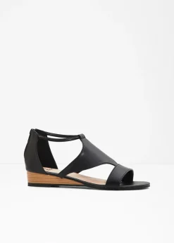 bonprix bonprix Sandalias de cuña Negro