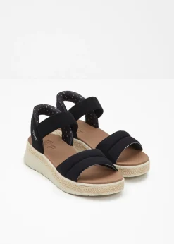 bonprix Skechers Sandalias de cuña sin cordones de Skechers Negro Discount