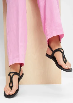 bonprix bonprix Sandalias de dedo Negro Hot