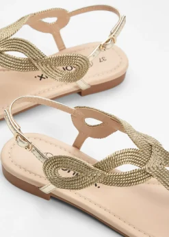 bonprix bonprix Sandalias de dedo Oro New