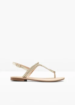 bonprix bonprix Sandalias de dedo Oro Hot