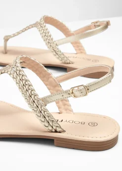 bonprix bonprix Sandalias de dedo Oro Hot