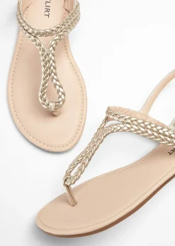 bonprix bonprix Sandalias de dedo Oro Hot