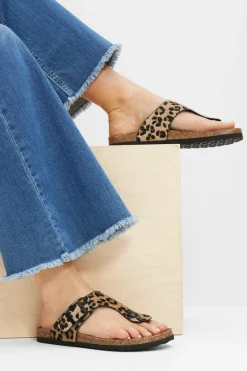 bonprix bonprix Sandalias de dedo estampado leo beige Best