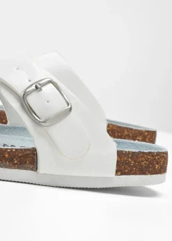 bonprix bonprix Sandalias de dedo blanco / denim azul Hot