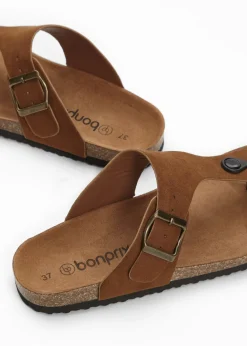 bonprix bonprix Sandalias de dedo marrón